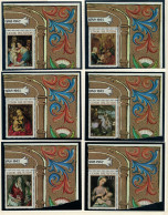 Cook Is. Christmas Renaissance Paintings Rubens 6v Corners 1967 MNH SG#256-261 - Cook Islands