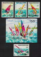 Congo Sailing Pre-Olympic Year 4v+MS 1983 MNH SG#908-MS912 - Neufs