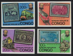 Congo Death Centenary Of Sir Rowland Hill 4v Imperforated 1979 MNH SG#670-673 - Ongebruikt