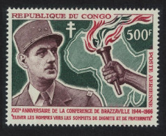 Congo General De Gaulle RAR 1966 MNH SG#83 - Mint/hinged