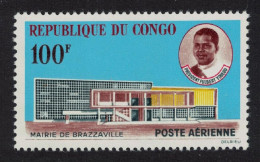 Congo Town Hall And President Youlou RARR 1963 MNH SG#27 - Mint/hinged