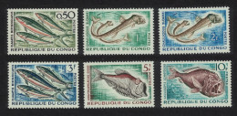 Congo Tropical Fish 6v 1961 MNH SG#13-18 - Mint/hinged