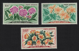 Congo Flowers 3v 1961 MNH SG#9-11 - Nuovi