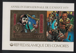 Comoro Is. L. Bleriot Airplane MS On GOLDEN FOIL 1979 MNH MI#Block 224A - Comores (1975-...)