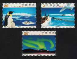 China Penguin Sheathbill Bird Aurora Australis Antarctica 2002 MNH SG#4736-4738 - Ungebraucht