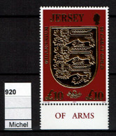 Jersey - 2000 - MNH - Jersey Flag - Millennium- Armoires - Wappen Von Jersey - £10 Gold Definitive - Jersey
