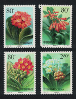 China Clivia Flowers Kaffir Lily 4v Def 2000 SG#4552-4555 - Neufs