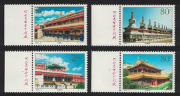 China Taer Lamasery Qinghai Province 4v Inscripts 2000 MNH SG#4491-4494 - Unused Stamps