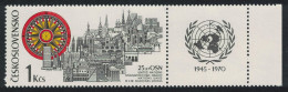 Czechoslovakia 25th Anniversary Of United Nations Margin 1970 MNH SG#1894 - Unused Stamps