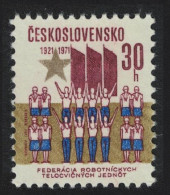 Czechoslovakia 50th Anniversary Of Proletarian Physical Federation 1971 MNH SG#1975 - Ongebruikt