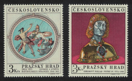 Czechoslovakia Prague Castle Art Treasures 6th Series 2v 1970 MNH SG#1892-1893 - Ungebraucht