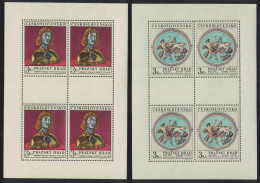 Czechoslovakia Prague Castle Art Treasures 6th Series 2v Sheetlets 1970 MNH SG#1892-1893 - Ungebraucht