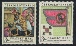 Czechoslovakia Prague Castle 5th Series 2v 1969 MNH SG#1827-1828 - Ungebraucht