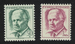 Czechoslovakia President Svoboda 2v 1968 MNH SG#1738a-1739a - Nuevos