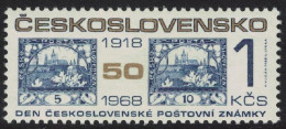 Czechoslovakia 50th Anniversary Of First Czech Stamps 1968 MNH SG#1801 - Ongebruikt
