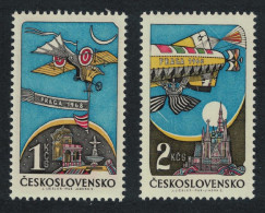 Czechoslovakia Aviation 1968 MNH SG#1719-1720 - Ungebraucht