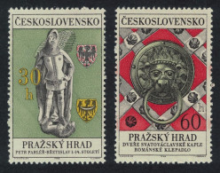 Czechoslovakia Prague Castle 4th Series 2v 1968 MNH SG#1740-1741 - Ungebraucht