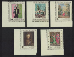 Czechoslovakia Art 2nd Series 5v Corners 1967 MNH SG#1699-1703 - Ongebruikt