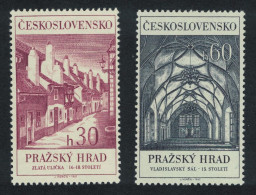 Czechoslovakia Prague Castle 3rd Series 2v 1967 MNH SG#1656-1657 - Ongebruikt