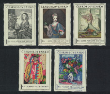 Czechoslovakia Art 1st Series 5v 1966 MNH SG#1619-1623 MI#1668-1672 - Unused Stamps