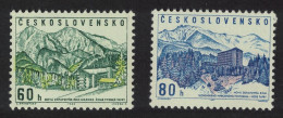 Czechoslovakia Trade Union Recreation Hotels 2v 1964 MNH SG#1410-1411 - Unused Stamps