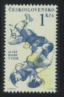 Czechoslovakia Rugby Sport 1961 MNH SG#1205 - Unused Stamps