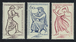 Czechoslovakia 150th Anniversary Of Prague Conservatoire 3v 1961 MNH SG#1223-1225 - Neufs