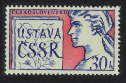 Czechoslovakia Proclamation Of New Constitution 1960 MNH SG#1179 - Unused Stamps