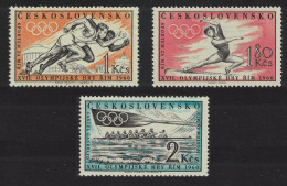 Czechoslovakia Olympic Games Rome 3v 1960 MNH SG#1163-1165 - Unused Stamps