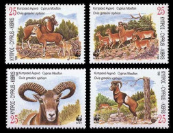 Cyprus WWF Mouflon 4v 1998 MNH SG#941-944 MI#914-917 Sc#920-923 - Nuovi