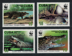Caribic WWF Crocodile 4v 2003 MNH SG#4692-4695 MI#4553-4556 Sc#4342-4345 - Unused Stamps