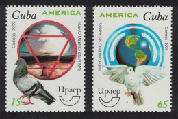 Caribic Doves Birds 2v 1999 MNH SG#4384-4385 - Unused Stamps