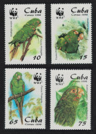 Caribic WWF Birds Parakeet 4v 1998 MNH SG#4298-4301 MI#4156-4159 Sc#3961-3964 - Nuevos