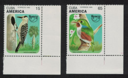 Caribic Woodpecker Tody Birds 2v Corners 1995 MNH SG#4021-4022 MI#3876-3877 - Ungebraucht