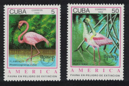 Caribic Flamingo Spoonbill Birds UPAEP 2v 1993 MNH SG#3850-3851 - Ongebruikt