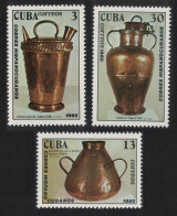 Caribic Copper Handicrafts 3v 1980 MNH SG#2646-2648 - Ungebraucht