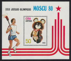 Caribic Misha Mascot Olympic Games Moscow MS 1980 MNH SG#MS2619 - Nuevos