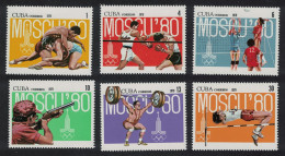 Caribic Pre-Olympics Moscow 1980 6v 1979 MNH SG#2570-2575 - Ongebruikt