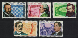 Caribic History Of Chess 5v 1976 MNH SG#2274-2278 - Unused Stamps