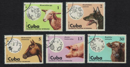 Caribic Veterinary Medicine Animals 5v 1975 MNH SG#2248=2253 - Unused Stamps
