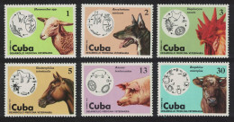 Caribic Veterinary Medicine Animals And Disease Cycles 6v 1975 MNH SG#2248-2253 - Unused Stamps