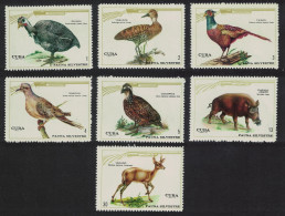 Caribic Guineafowl Duck Pheasant Birds Boar Wildlife 7v 1970 MNH SG#1795-1801 - Ongebruikt