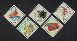 Caribic Fish Shellfish Rum Poultry Food Products 5v 1968 MNH SG#1582-1586 - Nuovi
