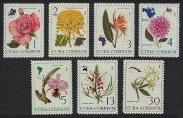 Caribic Roses Orchids Flowers Of The World 7v 1965 MNH SG#1234-1240 - Nuevos