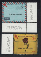 Croatia Europa The Letter 2v Margins 2008 MNH SG#938-939 - Kroatien