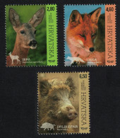 Croatia Fox Deer Boar Woodland Mammals 3v 2015 MNH SG#1242-1244 - Croazia