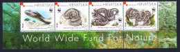 Croatia WWF Orsini's Viper Bottom Strip Of 4v 1999 MNH SG#581-584 MI#500-503 Sc#391 A-d - Croatia