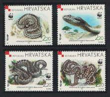 Croatia WWF Orsini's Viper 4v 1999 MNH SG#581-584 MI#500-503 Sc#391 A-d - Kroatien