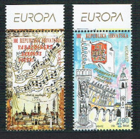 Croatia Europa National Festivals 2v Top Margins 1998 MNH SG#531-532 - Croatia