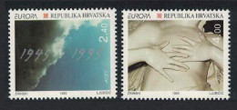 Croatia Europa Peace And Freedom 2v 1995 MNH SG#350-351 - Kroatien